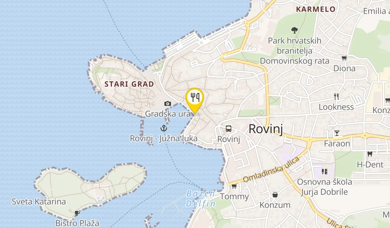 Map — Snack bar Rio