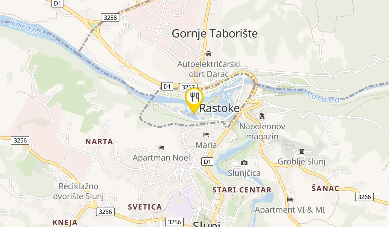 Karta — Petro-Rastoke