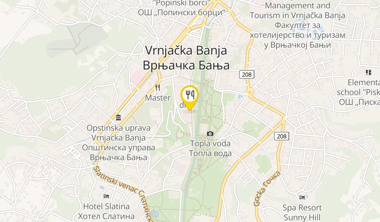 Mapa — RESTORAN HOTELA PARK