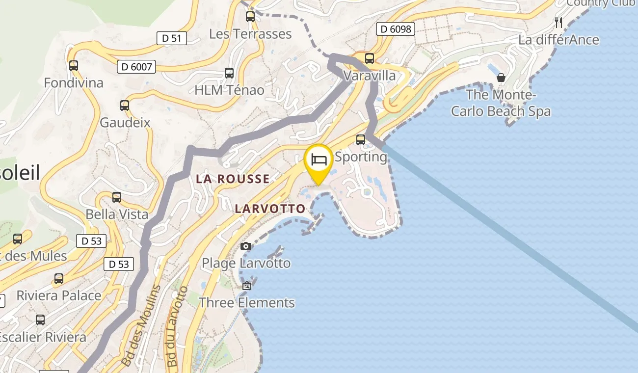 Map — Le Méridien Beach Plaza