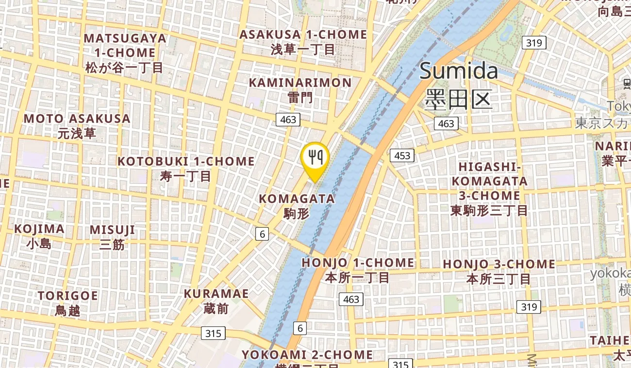 Map — restaurant Nabeno-Ism