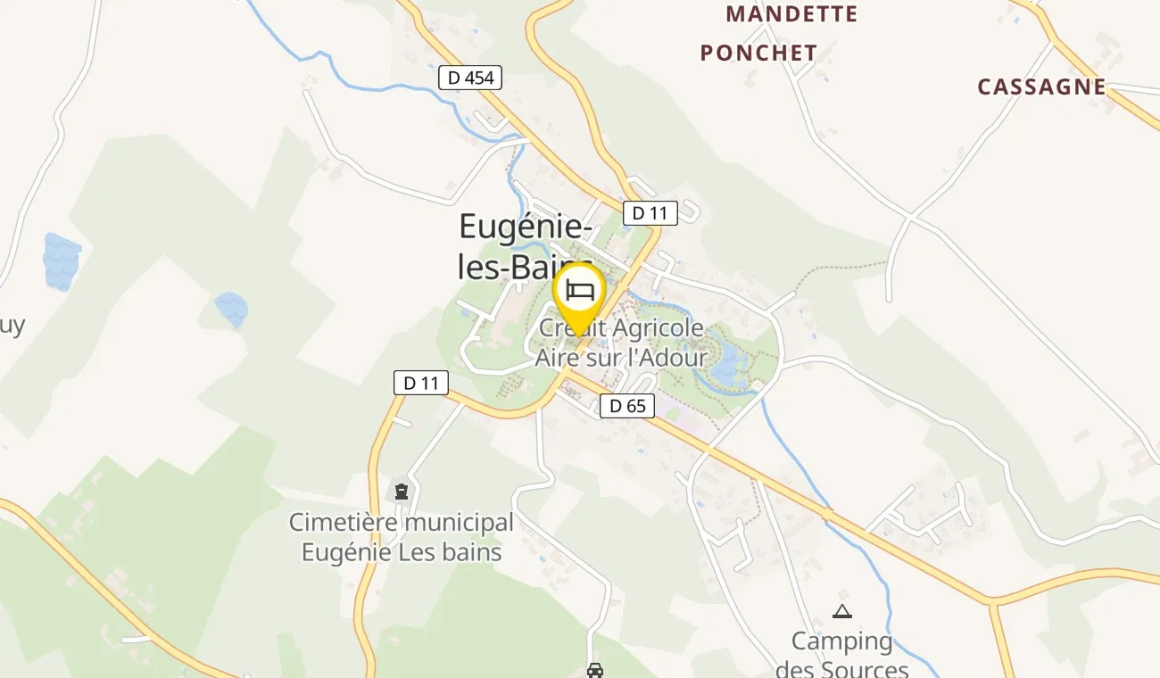Plan — Les Prés d'Eugénie