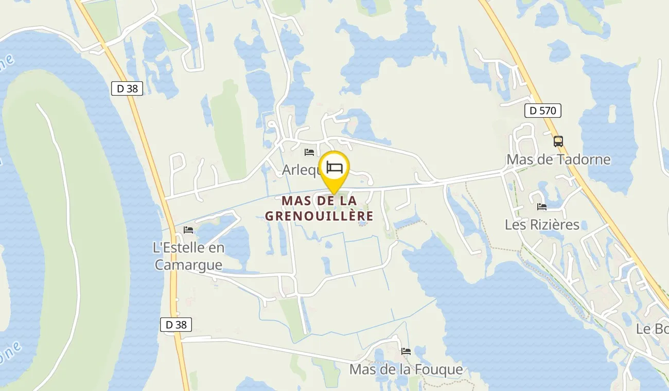 Plan — Mas de la Grenouillère