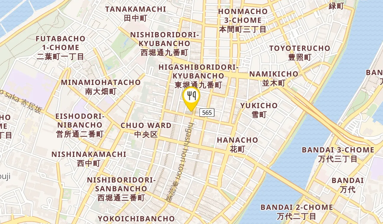 Map — Kyodaisushi