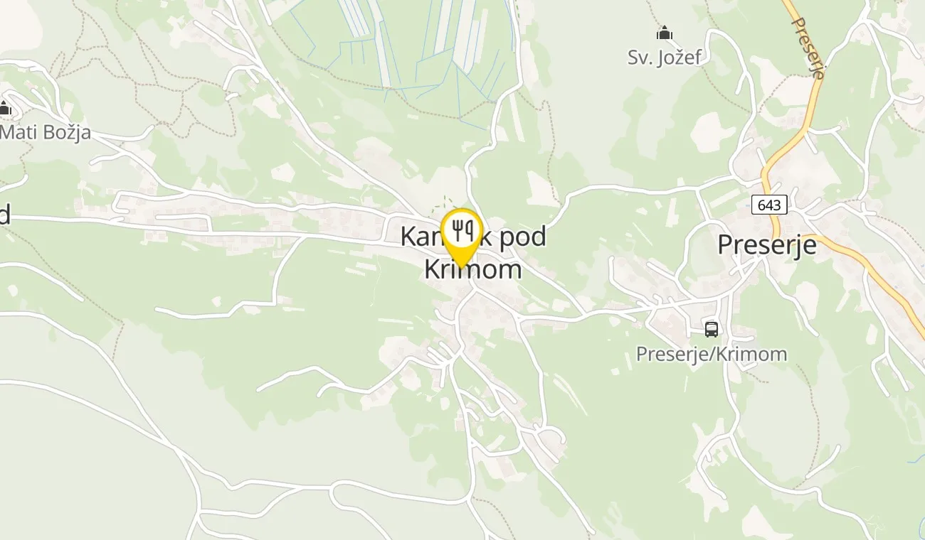Zemljevid — Gostilna Zgornji Kirn