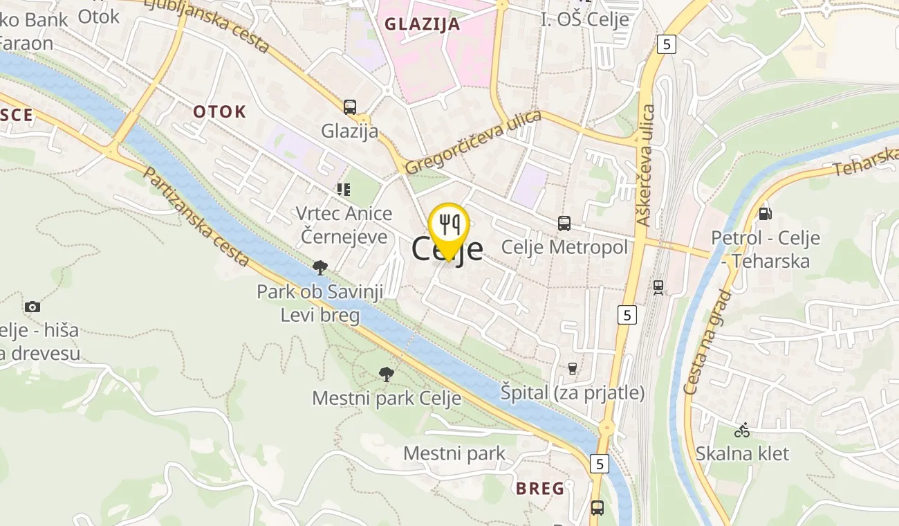 Zemljevid — Lalu bistro