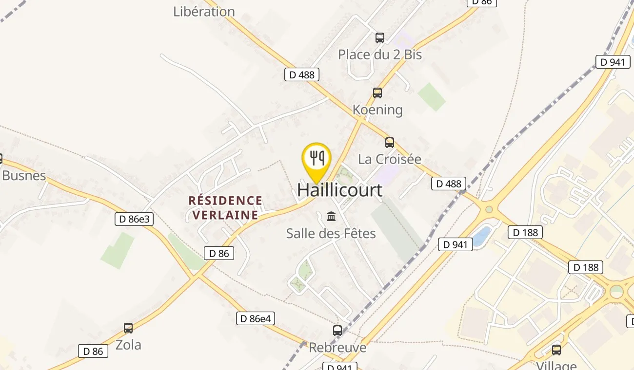 Map — Le clos d’Haillicourt