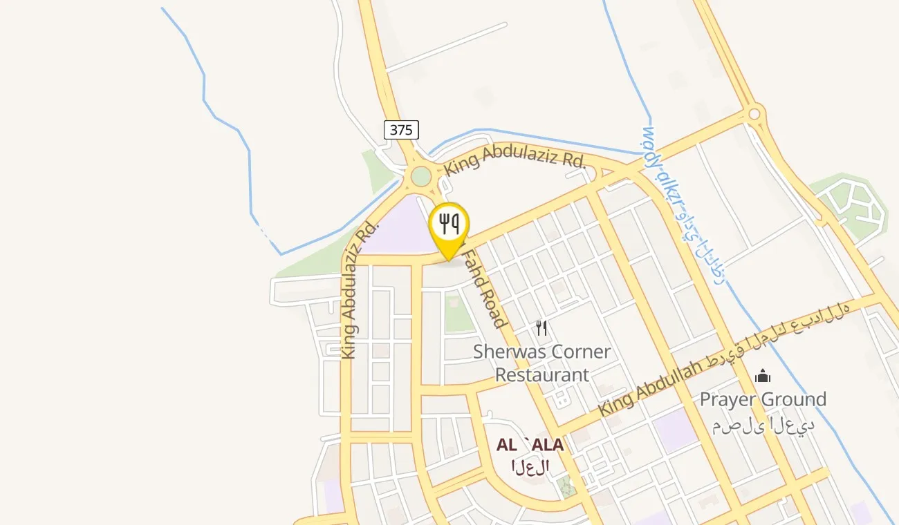Map — AlUla Palace Restaurant