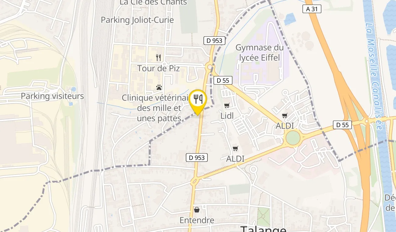 Map — Restaurant Family J&C