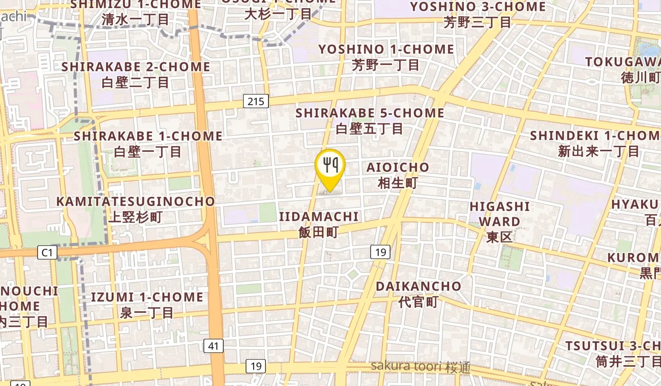 Map — Syumokuchou Shimizu