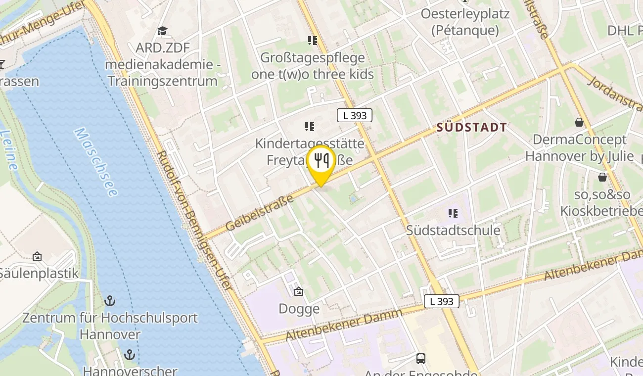 Karte — Schuberts Brasserie