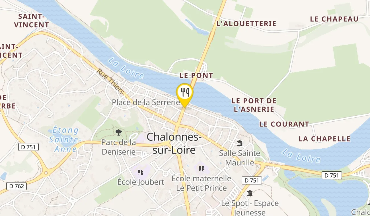 Map — Sillage de Loire