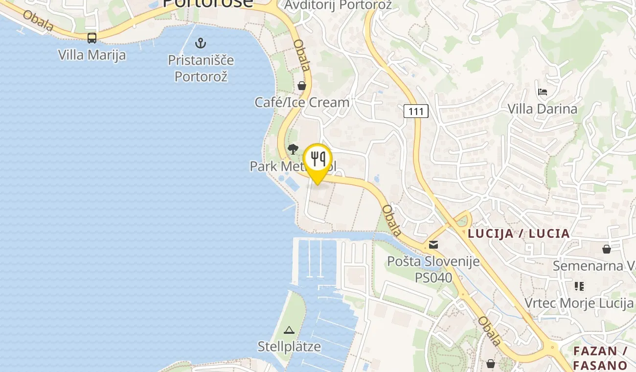 Map — Ribja kantina Santalucia