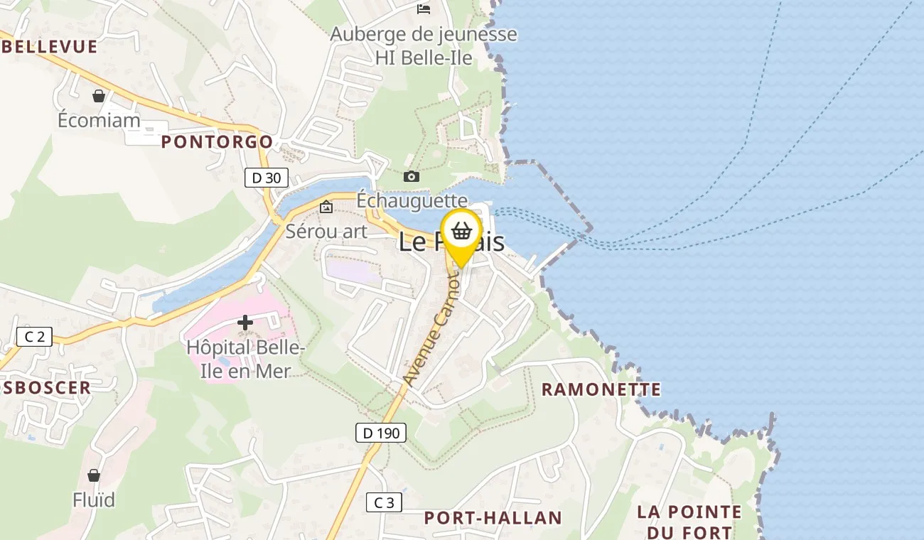 2 Avenue Carnot, 56360 Le Palais, France