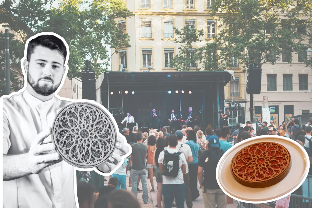 Thomas Dura is attempting to set the record for the largest praline tart