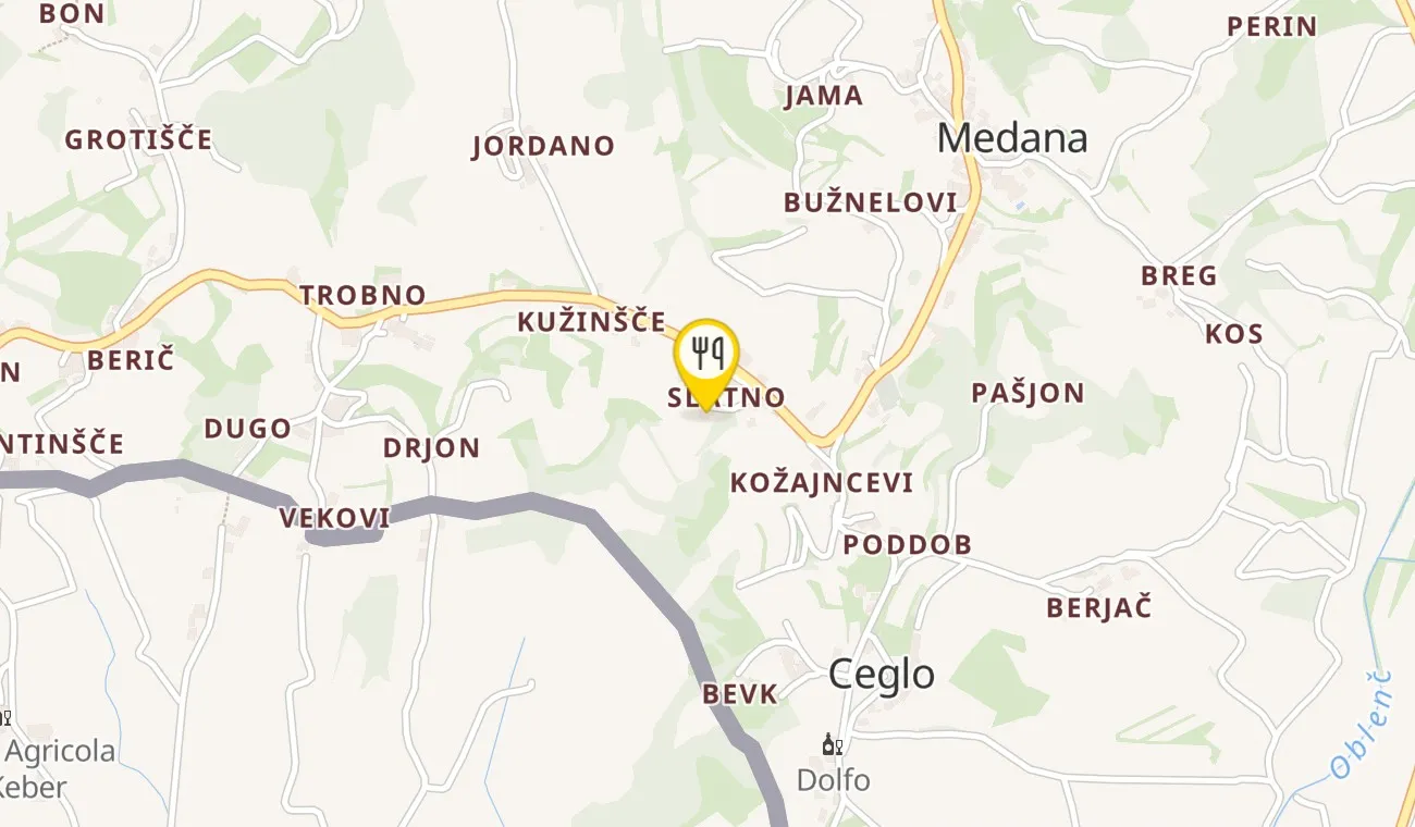 Zemljevid — B&B Klinec