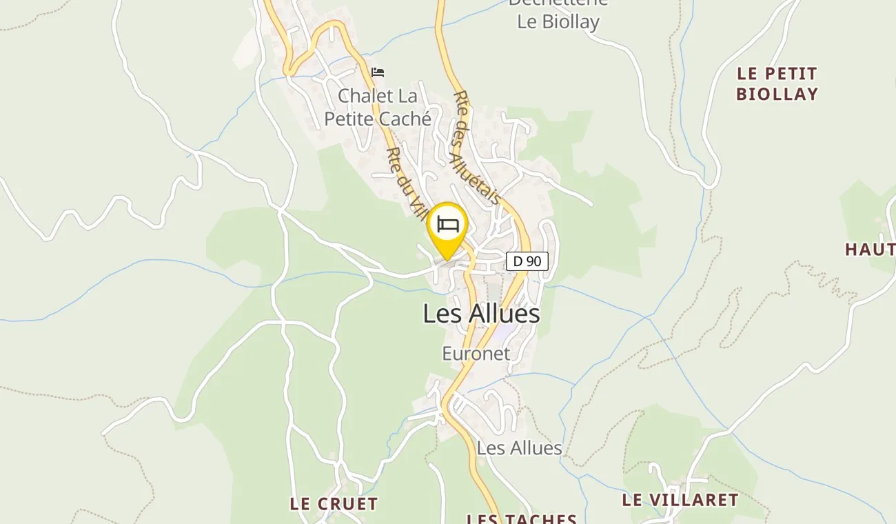 Plan — Refuge de la Traye