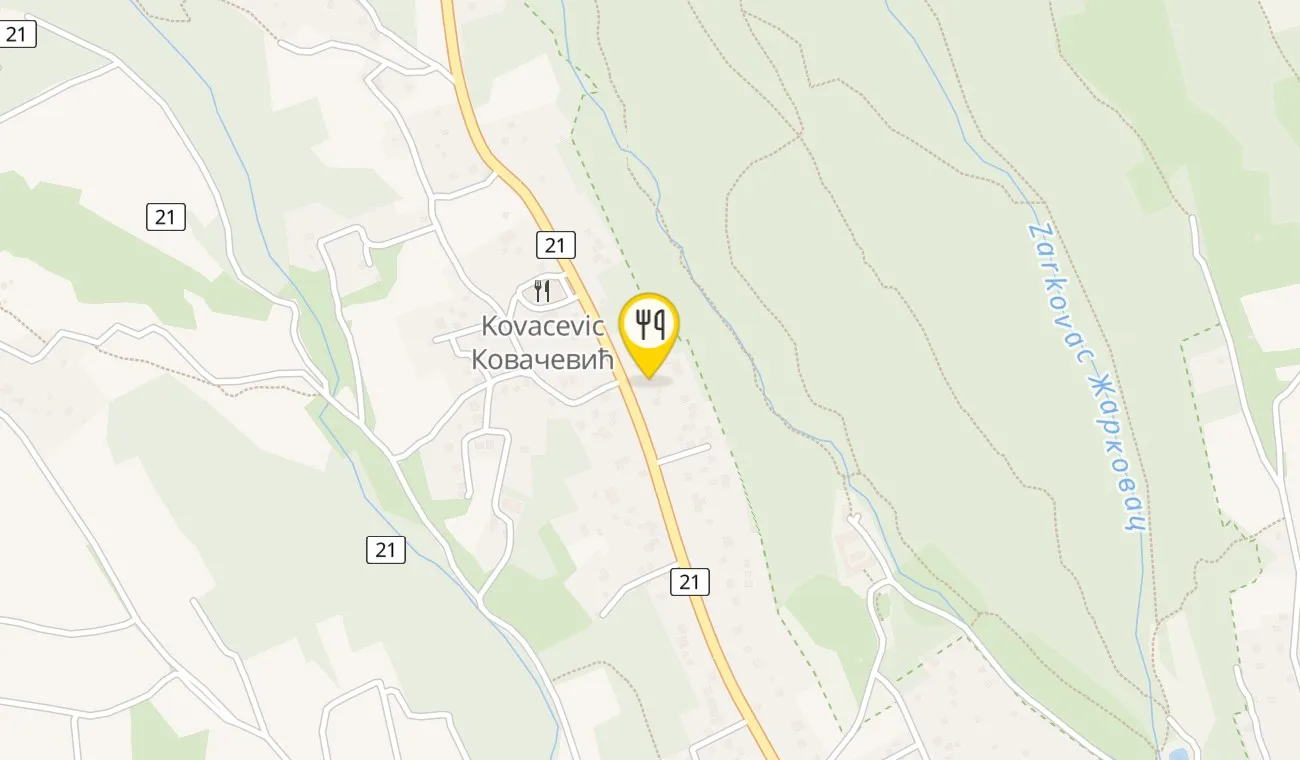 Mapa — RESTORAN VINSKA KUĆA KOVAČEVIĆ