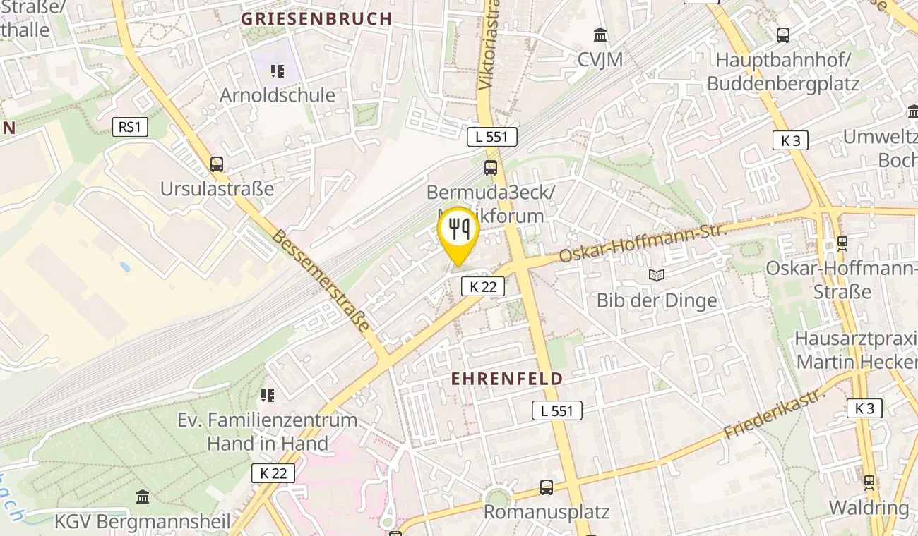 Map — Zum Grünen Gaul