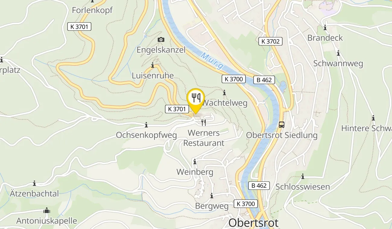 Karte — Werners Restaurant