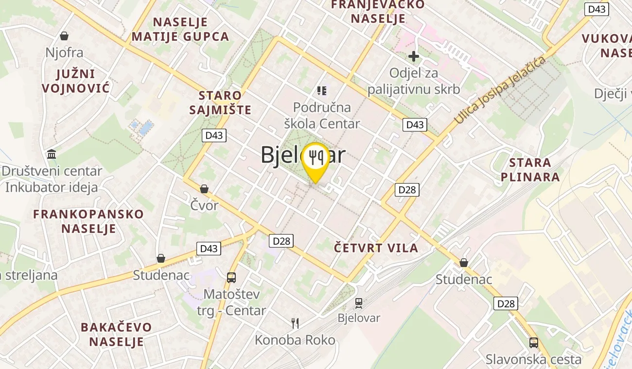 Map — Franz Caffe & Bistro