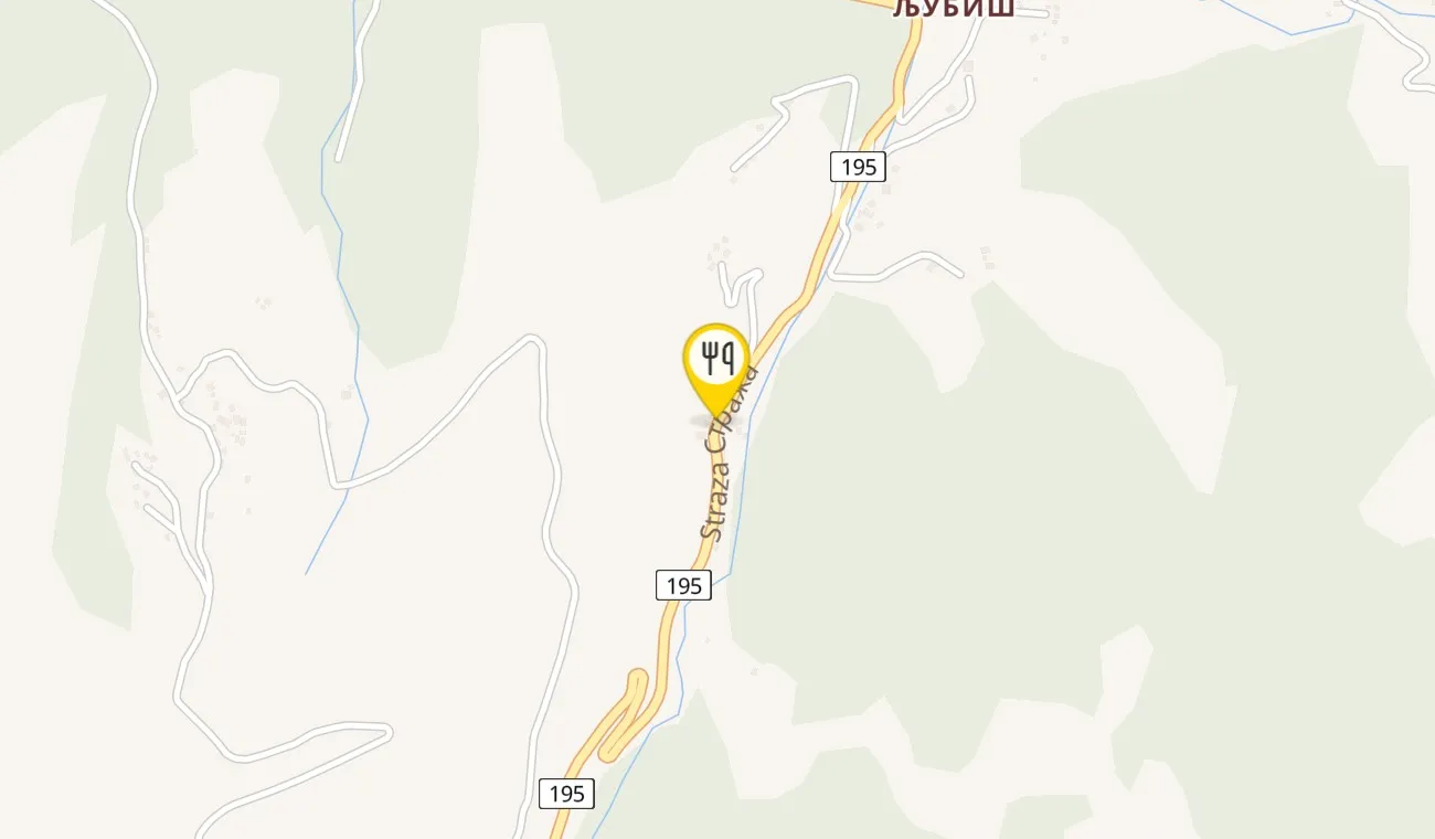 Mapa — KAFANA RESTORAN PEĆINAR