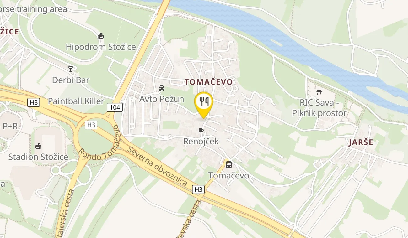 Zemljevid — Gostilna Kovač