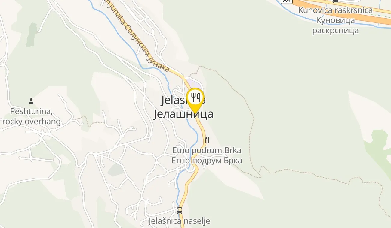 Mapa — ETNO PODRUM BRKA