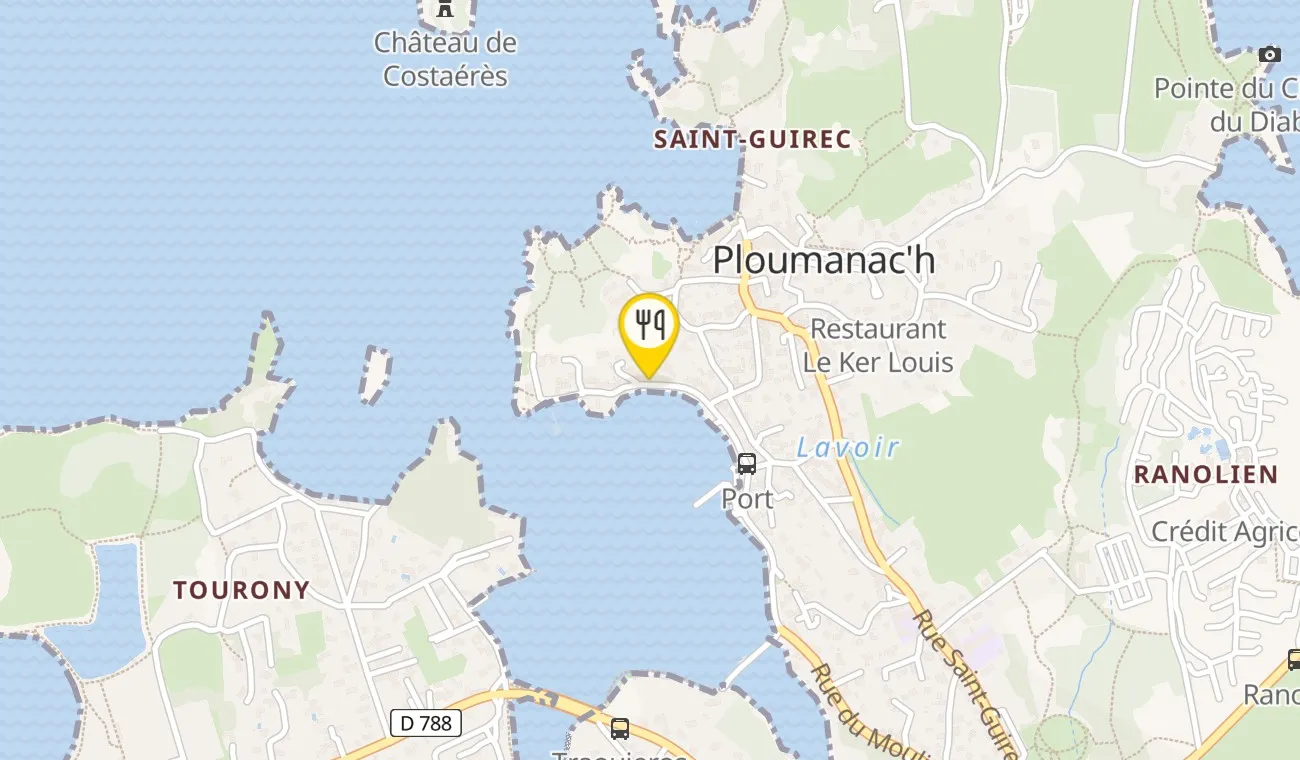 70 chemin de la Pointe - Port de Ploumanach, 22700 Perros-Guirec, France