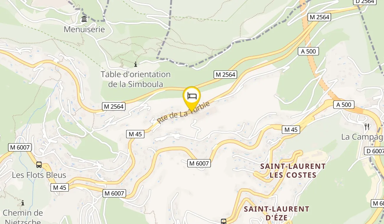 Plan — Les Terrasses d'Eze