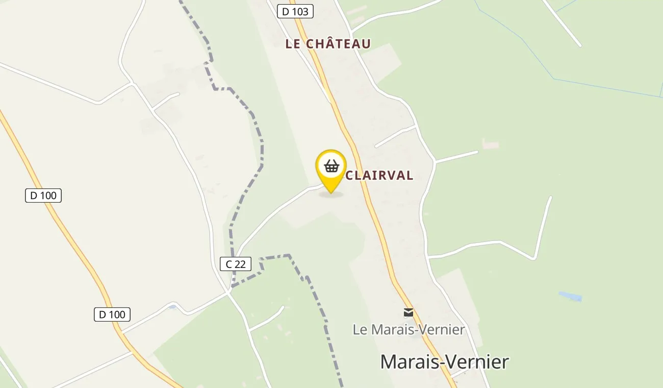 Map — Les Herbes du Marais