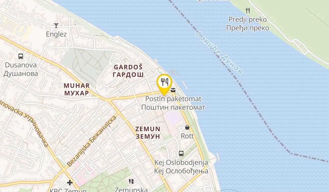 Map — RESTORAN PIZZERIA BELLA NAPOLI KOD GARIĆA