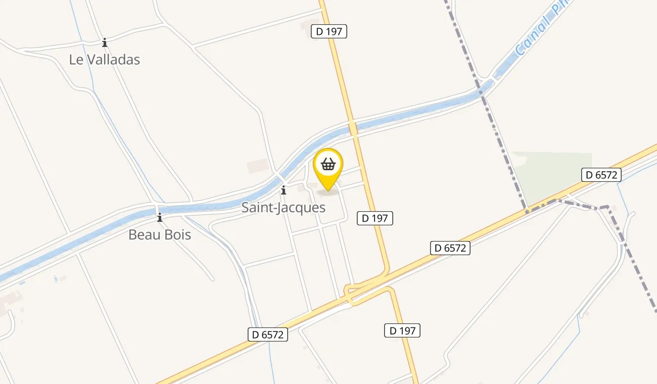 Map — Château Beaubois