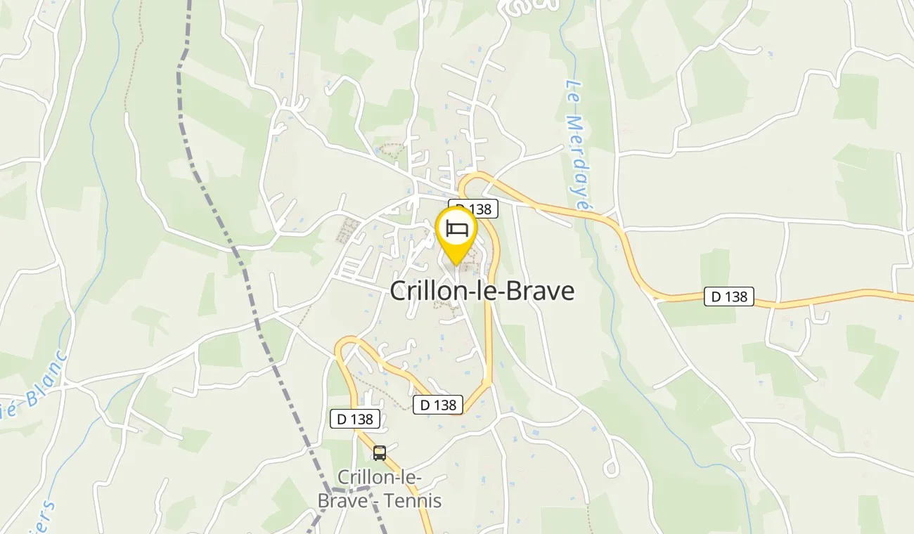 Plan — Hotel Crillon le Brave