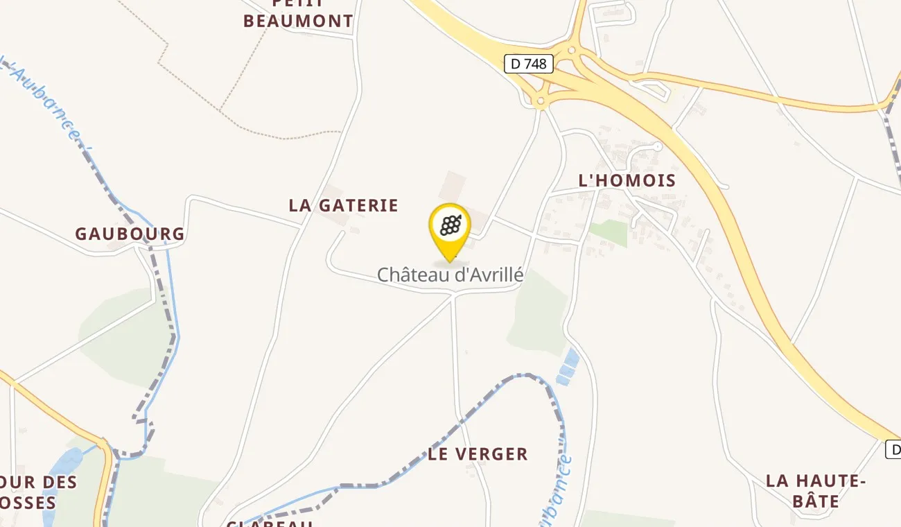 Plan — Château d'Avrillé - Biotteau Frères