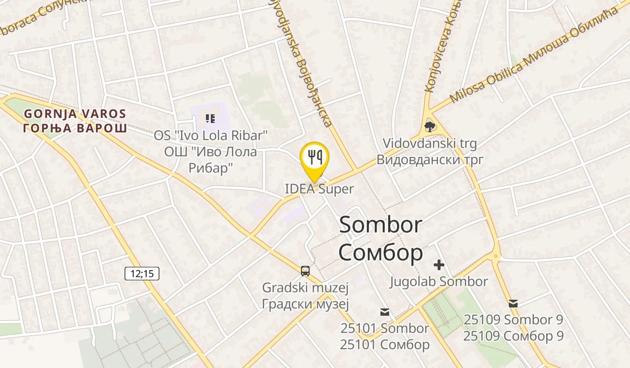 Map — STARI SLON