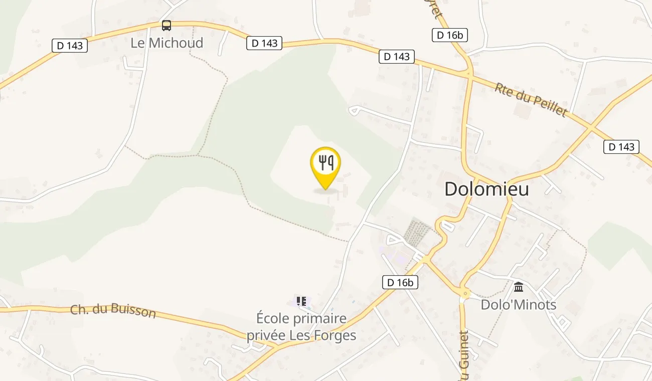 Map — La Table de Déodat