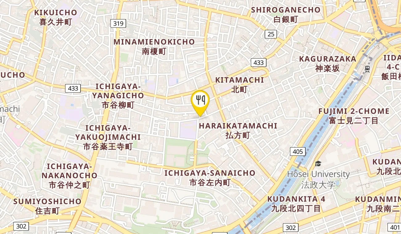 Map — Le Mange-Tout
