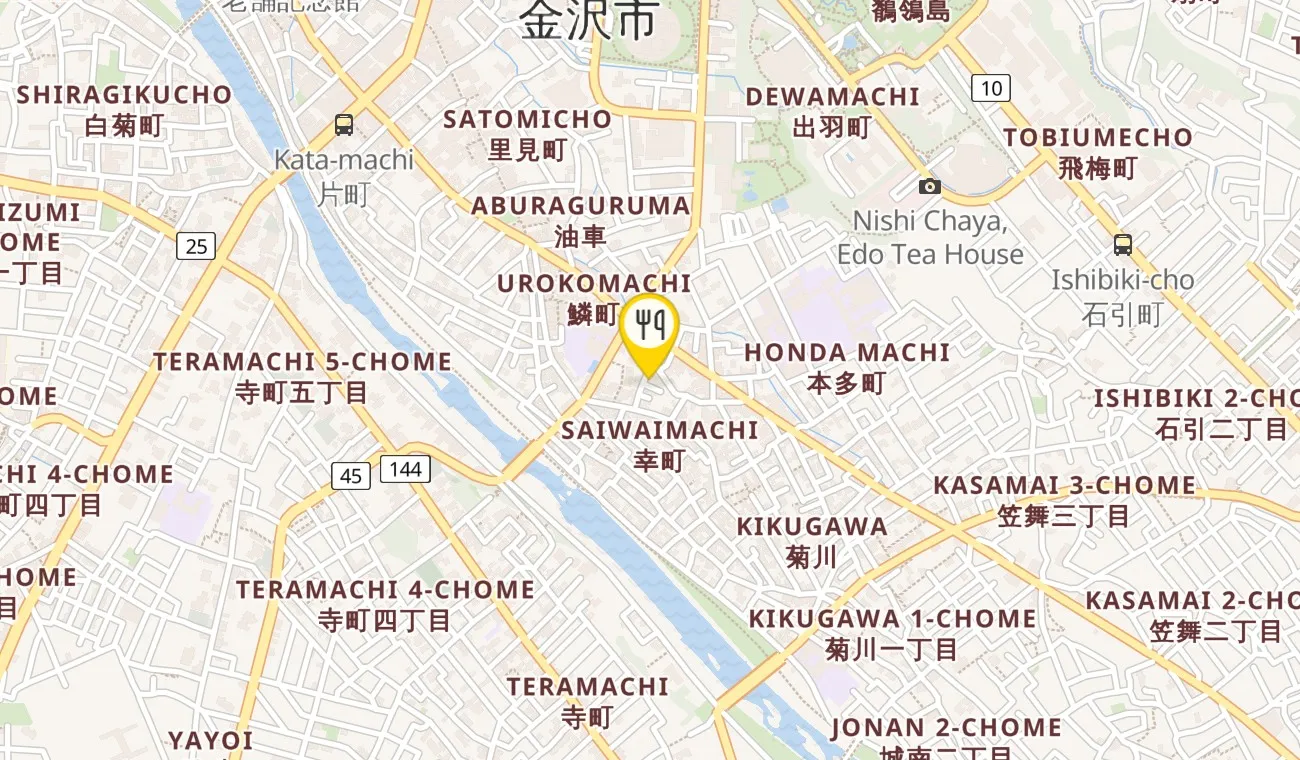 Map — RYOURI Komatsu
