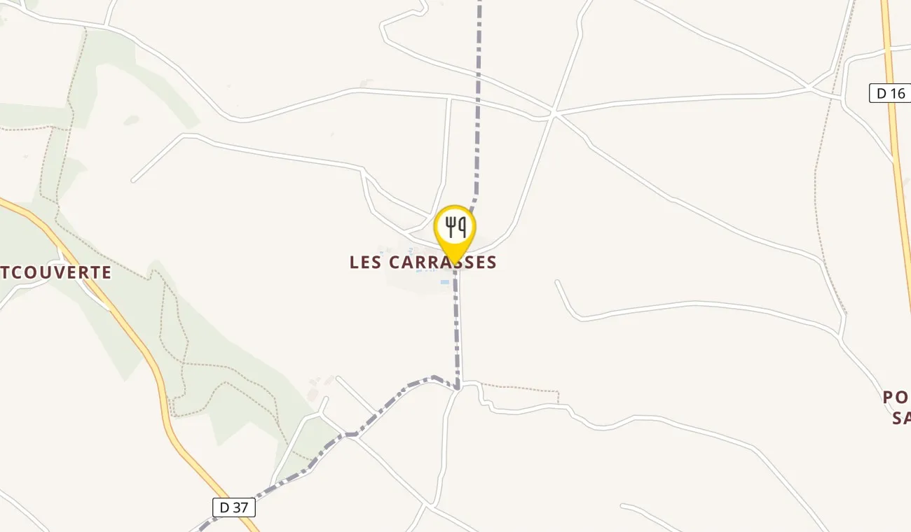 Map — Château les Carrasses