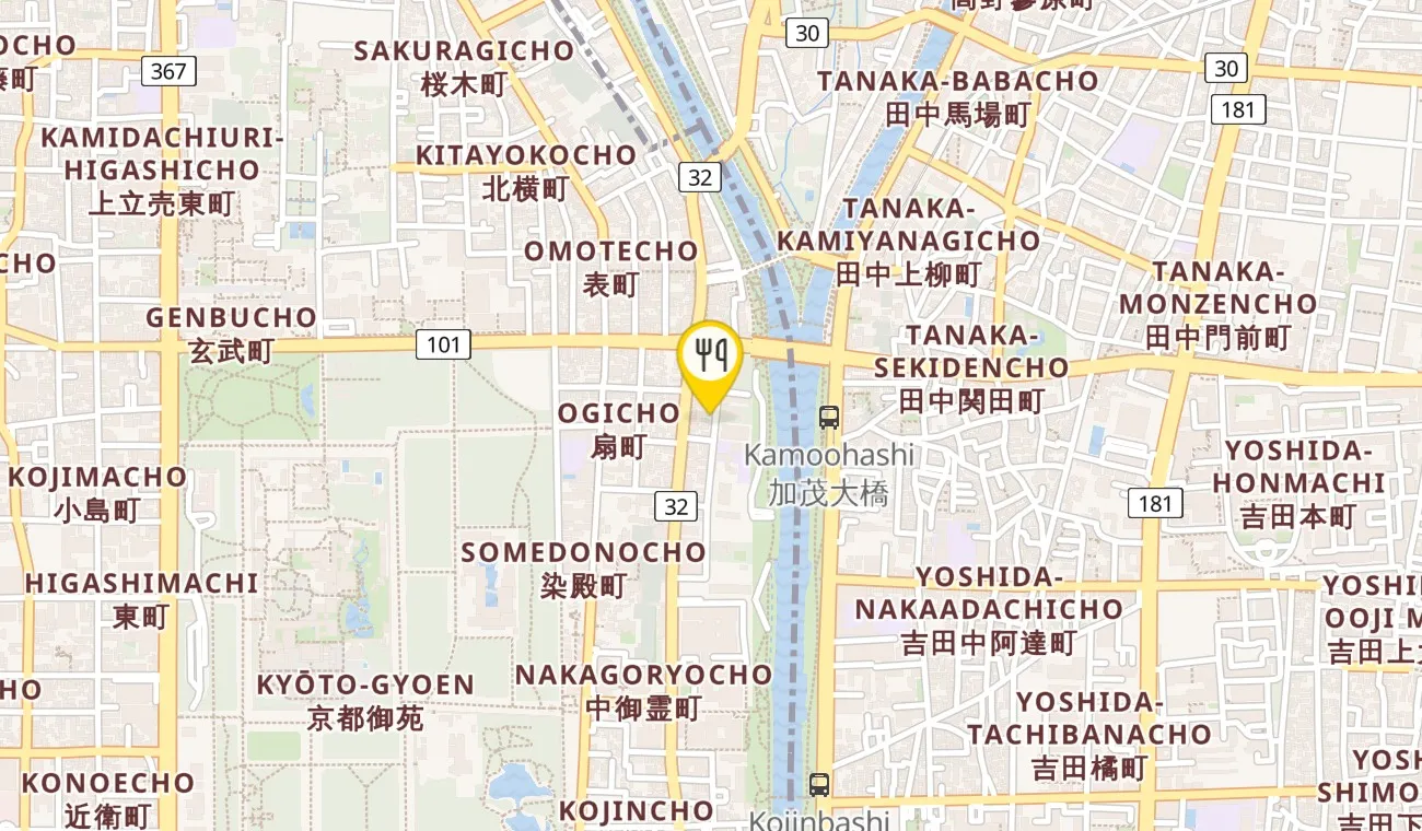 Map — Oryouri HAYASHI