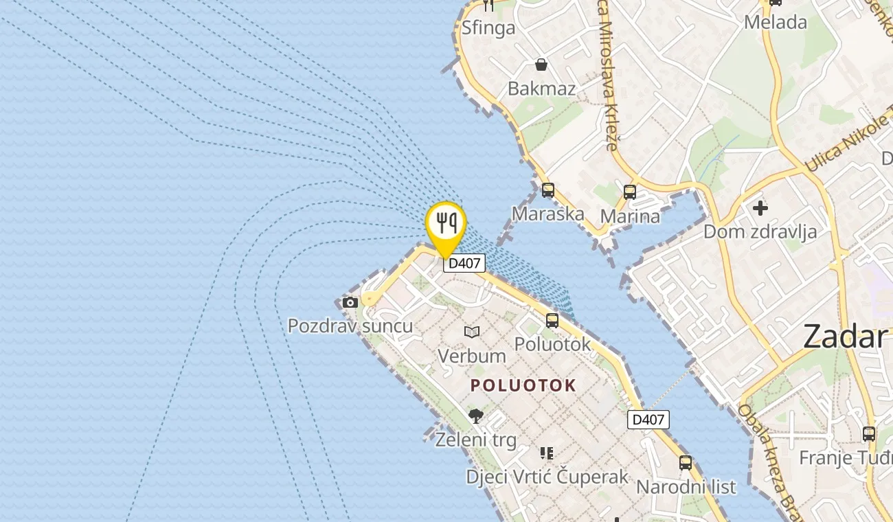 Map — Kornat