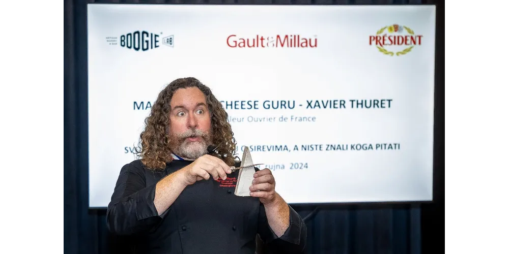 Cheese guru Xavier Thuret: cheese doesn't like water, but it likes wine