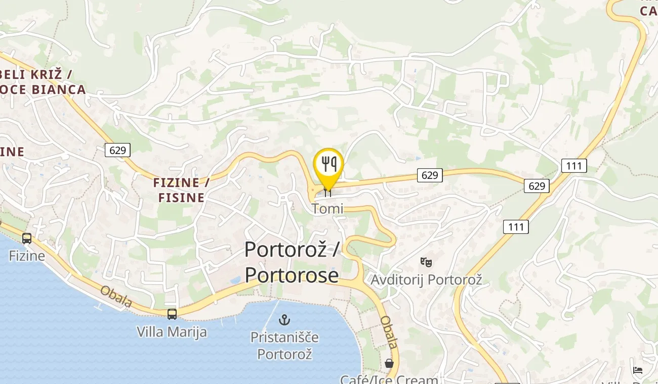 Map — Restavracija COB