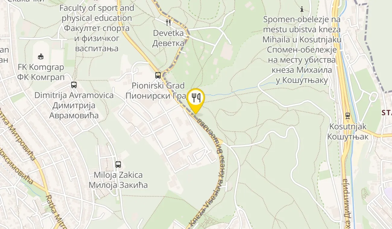 Map — RESTORAN RUBIN