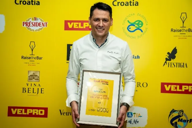 Trophy Chef of the Year for Marijo Curić chef of the restaurant 360 in Dubrovnik