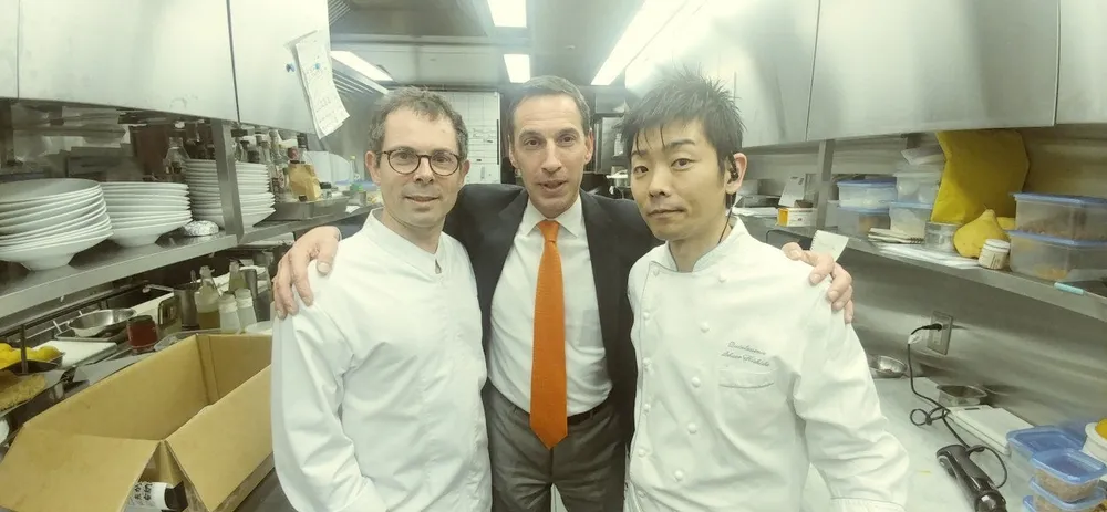 Chef Balbo and Chef Kishida, collaboration event