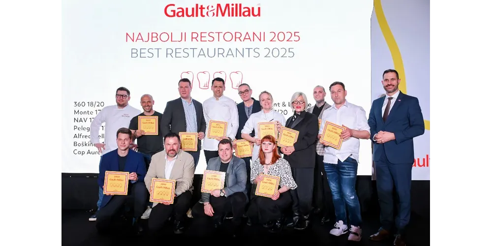 Gault&Millau Croatia 2025: Croatia's best chefs and restaurants honoured at the gala dinner for the launch of the 8th Croatian edition of the guide