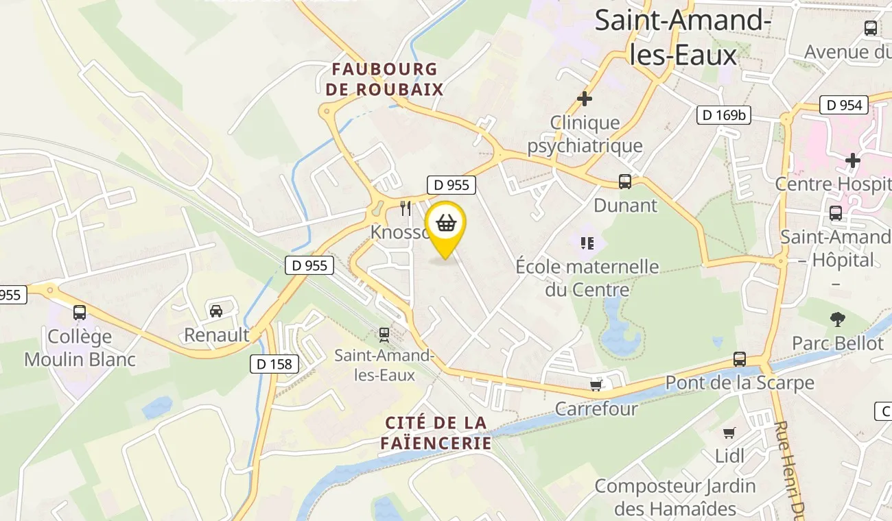Map — Les Caves de l'Abbaye