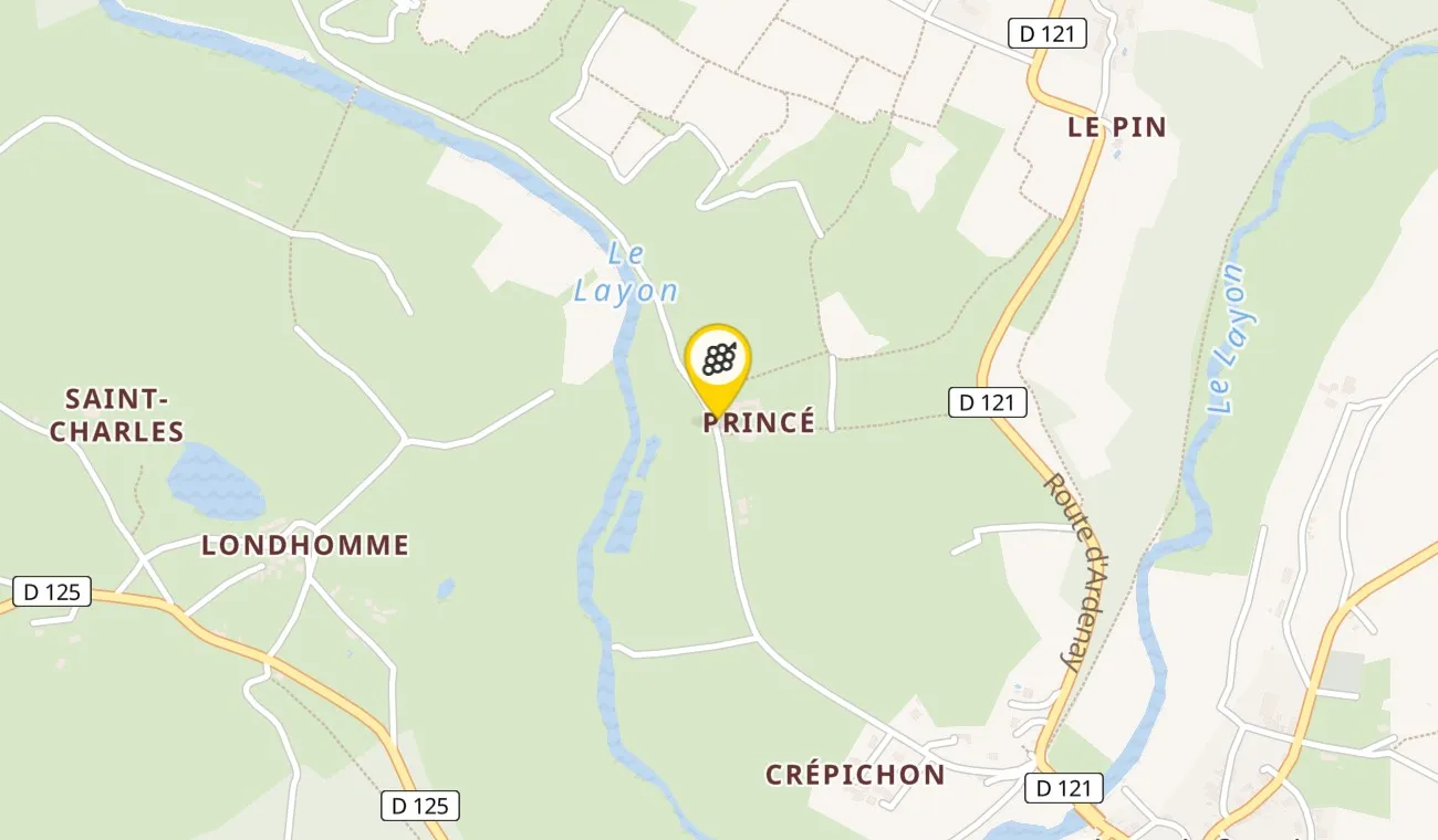 Plan — Domaine Patrick Baudouin
